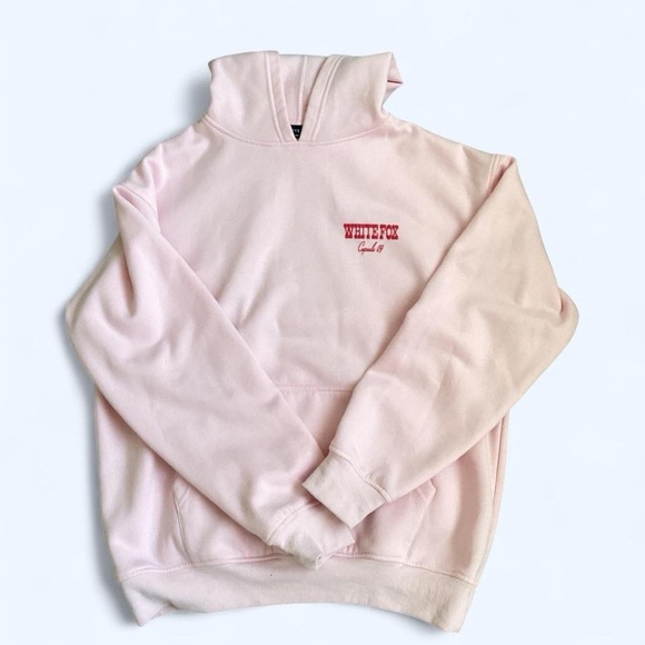 White Fox Boutique Pink Hoodie - Picture 2 of 3